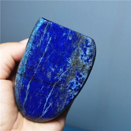 240 g Gema de lapislázuli cristal natural pulido áspero muestra i677 - Imagen 3 de 8