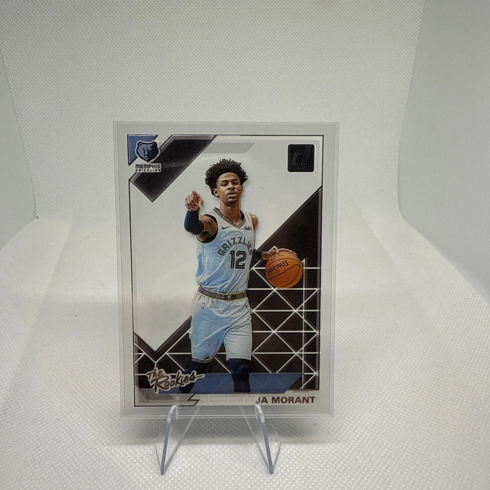 2019-20 Panini Clearly Donruss The Rookies #2 Ja Morant Memphis Grizzles