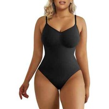 Thong Shapewear L 12-14 Tummy Control Bodysuit Sculpting Snatched Waist Shaper