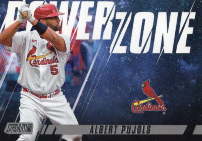 Albert Pujols 2022 Topps Stadium Club Power Zone Card #PZ-16