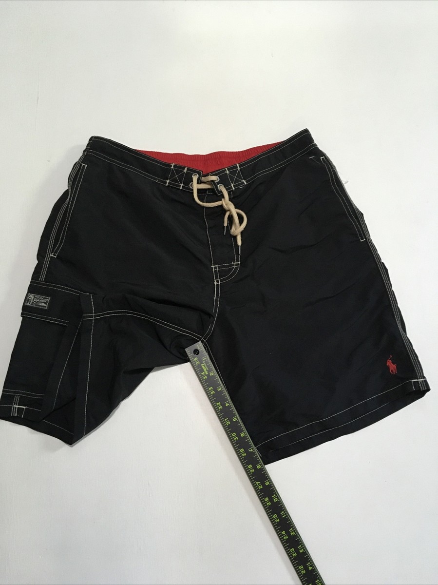 Polo Ralph Lauren Swim Lined Trunks Mens Black Size L | eBay