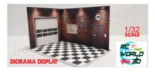 Car Model Diorama 1/32 Simulation Scene Garage Auto Background Display set #2