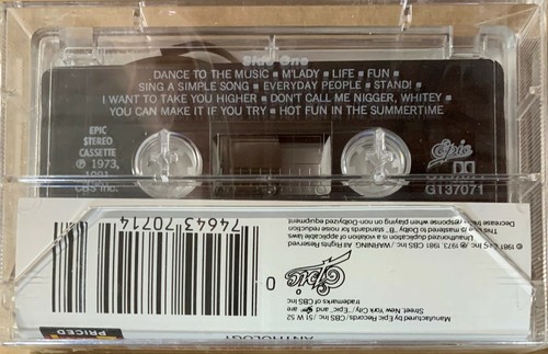 Sly & The Family Stone- Anthology- Cassette- Brand New - Picture 2 of 2