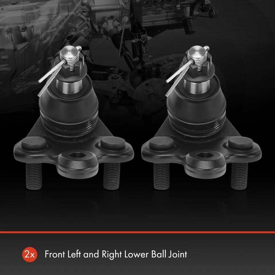 2x Kit de rótula inferior delantera para Toyota Matrix 2009-2013 Pontiac Vibe 2009-2010 Foto 3 de 4