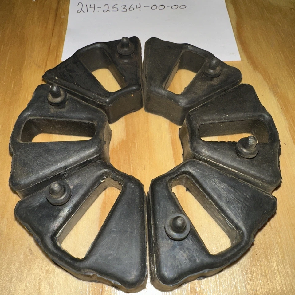 (CANTIDAD 6) AMORTIGUADOR DE COJINETE RUEDA TRASERA YAMAHA 1968-70 DT1 TD1 NOS #214-25364-00-00 Foto 4 de 4