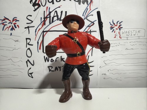 WWF The Mountie SERIES 5 w Shock Stick Hasbro Wres...