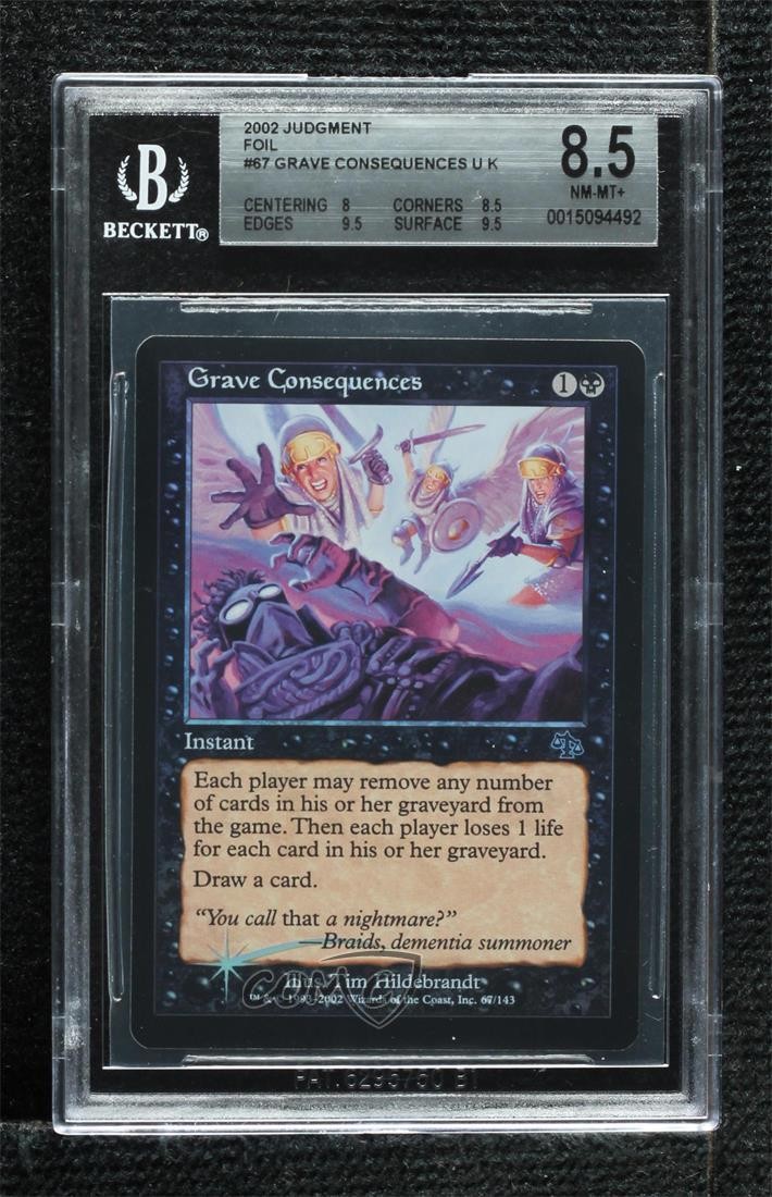 Grave Consequences Foil Magic: Judgment #67 2002