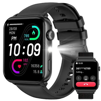 BLACKVIEW Smart Watch Women Men (Make/Answer Calls) Fitness Tracker for iPhone/ Android UK