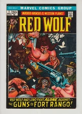 RED WOLF #1 FN 6.0 MARVEL COMICS 1972