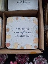 Stone Decorative Coaster For Mum With Flower Detail