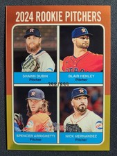 2024 Topps Heritage High Number Chrome /699 Houston Astros Rookie Pitchers #619