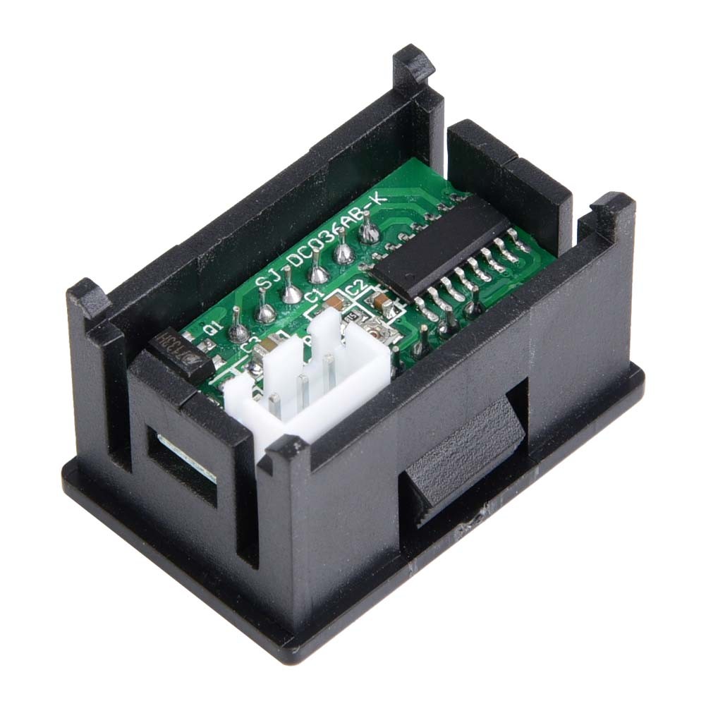 Digital Voltmeter 0.36inch Three Wire DC 0-100V LED Voltage Meter (Green) `