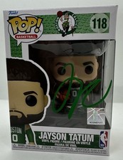 Jayson Tatum Autographed Basketball Funko Pop #118 Boston Celtics ! Fanatics