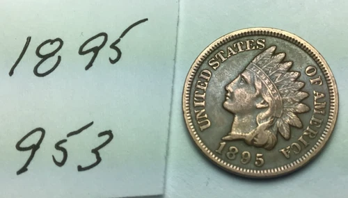 1895 Indian Head Penny; GOOD condition #953