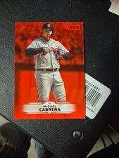 2025 Topps Stadium Club - Miguel Cabrera Base Red Parallel #55 Detroit Tigers
