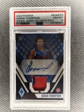2023-24 Phoenix Rookie Jersey Autographs Ausar Thompson Onyx /17 PSA 10 (Pop 1!)