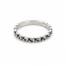 Vintage Silver Ring Size 4 Same Day Shipping/Handling Unisex Adults Jewelry