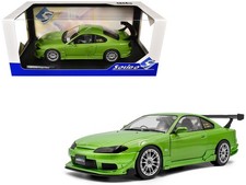 1999 Nissan Silvia S15 Spec-R Aero RHD Never Satisfied Green Metallic 1/18 Dieca