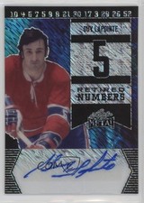 2024 Leaf Metal Legends Black Diagonal Shimmer /5 Guy Lapointe Auto HOF 11jd