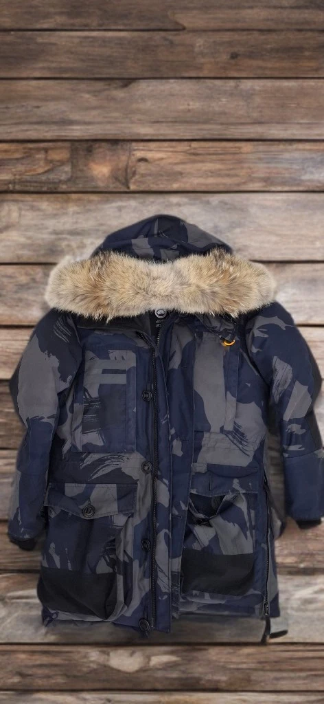 CANADA GOOSE rivestimento pelliccia d'oca canada