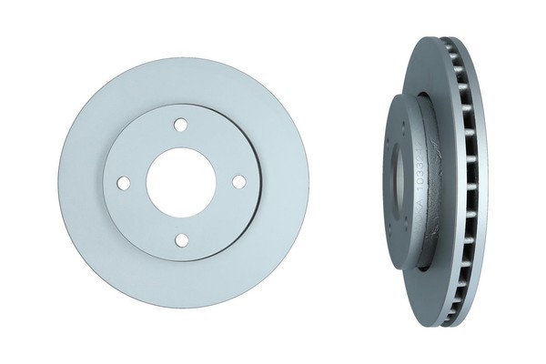 2X Kamoka Bremsscheibe 1033242 FüR Rg 454 Forfour Czc Mitsubishi Colt Smart 6-image