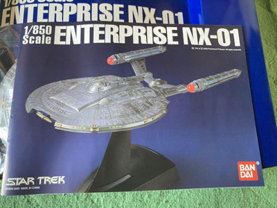 1/850 スケール ENTERPRISE NX-01 BANDAI Bandai 1/850 Star Trek Enterprise NX-01 Review and Build by