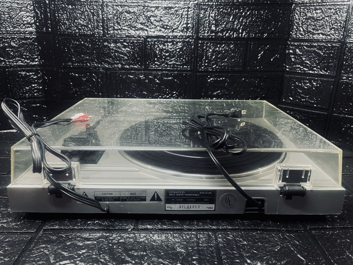 1979 Kenwood (KD-21R) Stereo Auto Return Belt Drive Turntable | eBay