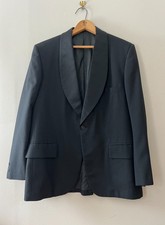 Vintage Lord West Men's Wool Tuxedo Jacket 40R Shawl Collar