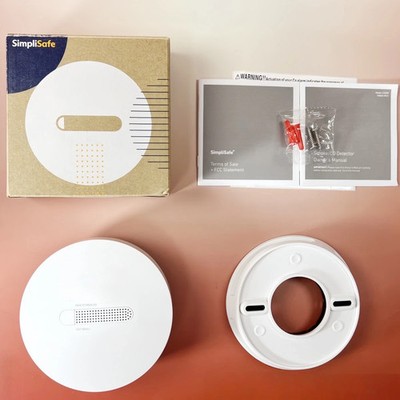 SimpliSafe Smoke & Carbon Monoxide Detector CA002 White CA002 NIB
