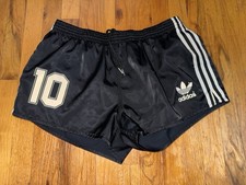Adidas Nylon Shorts Retro 80 S XL Sprinter Shiny Satin Glanz Argentina 10