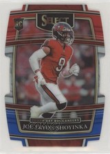 2021 Panini Select Concourse Red & Blue Prizm Die-Cut Joe Tryon-Shoyinka #89 c4h