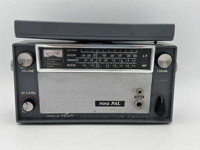 NOVA-TECH Nova Pal Direction Finder 3 Band Transistor Broadcast Receiver - Works