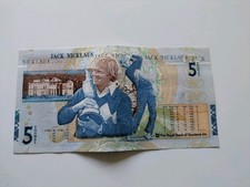 Jack Nicklaus Royal Bank of Scotland £5 Commemorative Note St Andrews mint