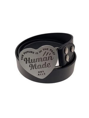 HUMAN MADE Leather Belt, Black, Plain, Men's, HM31GD103