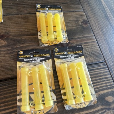 3 PACKS - CVA MAGNUM SPEED LOADER 45 CAL Pyrodex AC1617 NOS (9 Loaders Total)