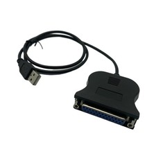 USB To DB25 Print Cable Pin Old Style Parallel Printer Data Connection Cable