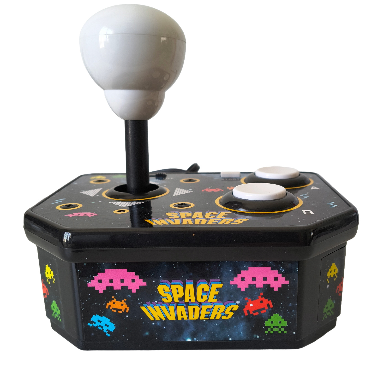 Space Invaders Plug Play TV Arcade Joystick Console Retro Classic Game Boxed