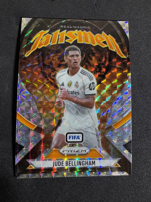 Panini 2025-26 Prizm Silver Mosaic FIFA Soccer Talismen Jude Bellingham #3