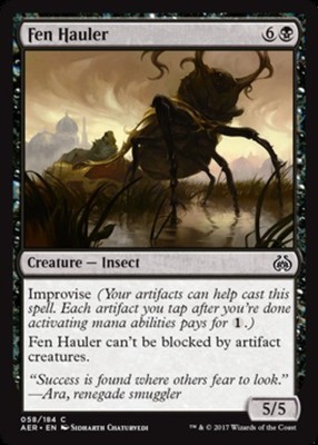 1x Fen Hauler - Foil MTG Aether Revolt NM Magic Foil