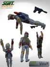 Vintage Kenner Star Wars Boba Fett Hong Kong Non-Firing Rocket Figure w/ Blaster