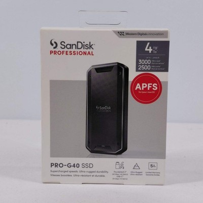 SanDisk Professional PRO-G40 4TB Thunderbolt 3 Portable External
