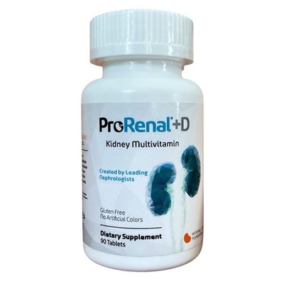 ProRenal+D Kidney Multivitamin 90 Tablets Complete Daily NO Fish Oil 05/27 NEW