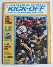 1968 Kick-Off Football Yearbook Magazine – O.J. Simpson Cover USC Trojans