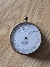 Antique 19th Century Pocket Barometer - J Hicks Maker London 8542