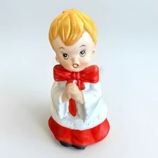 Vintage Homco Porcelain Christmas Choir Boy #3550