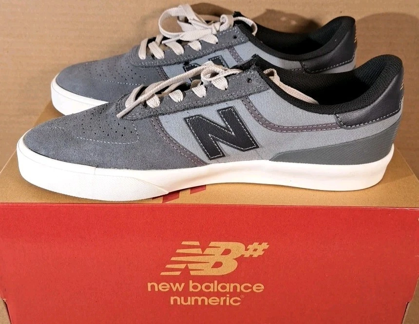 New Balance Numeric 272 Men's Skate Shoe Grey Black Nm272lmp 9.5 - Image 2 of 4