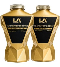 LA Muscle Fat Stripper Combo II Bundle - The Two Most Powerful Fat Burner Pills