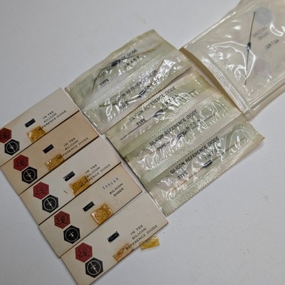 Vtg Texas Instruments Silicon Reference Diode Lot x11 1N754 1N755 1N757 NOS