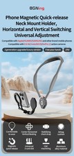 BGNing Aluminum Alloy Magnetic Mount for Magsafe Phone Neck Hanging Bracket