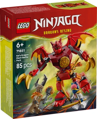 LEGO® Ninjago 71851 Kais Drachen-Mech Battle Set